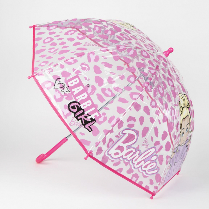 Umbrela de ploaie manuala pentru copii, Barbie, diametru 71 cm [5]