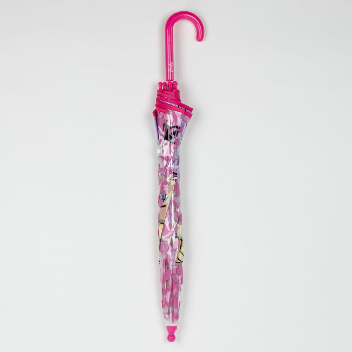Umbrela de ploaie manuala pentru copii, Barbie, diametru 71 cm [2]