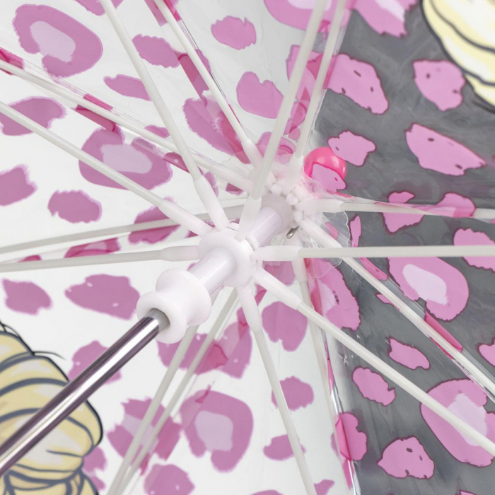 Umbrela de ploaie manuala pentru copii, Barbie, diametru 71 cm [4]