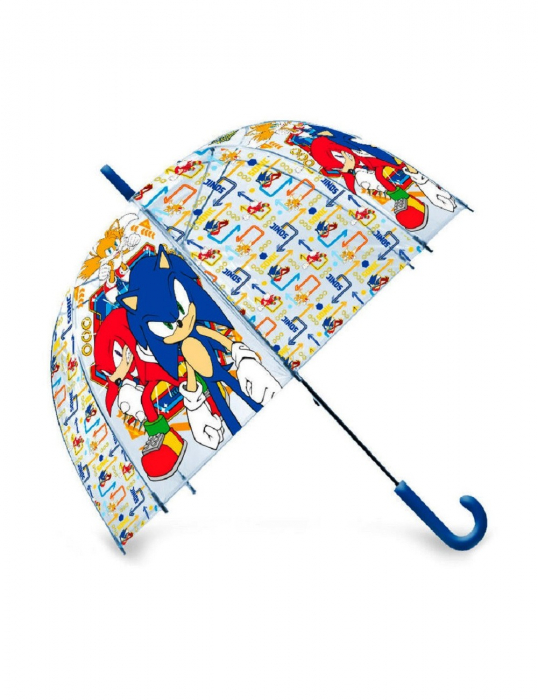 Umbrela de ploaie manuala pentru copii, Sonic si Prietenii, 71 cm [1]