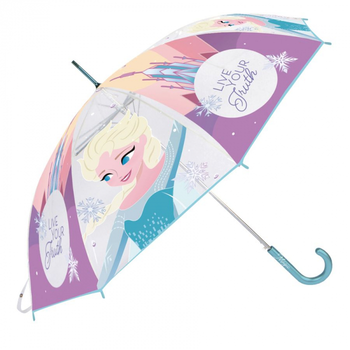Umbrela manuala pentru copii, Frozen Live your Truth, 46 cm [2]