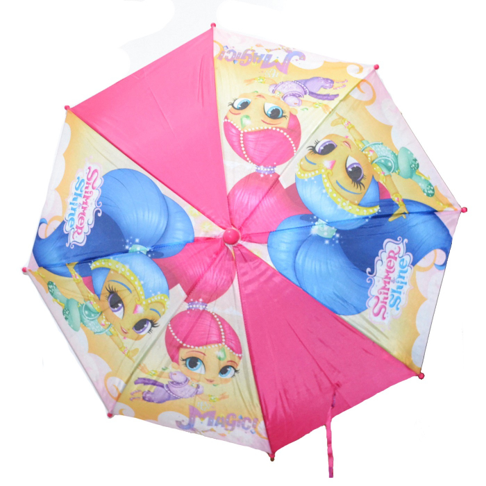 Umbrela manuala Shimmer Shine maner roz 42 cm [2]