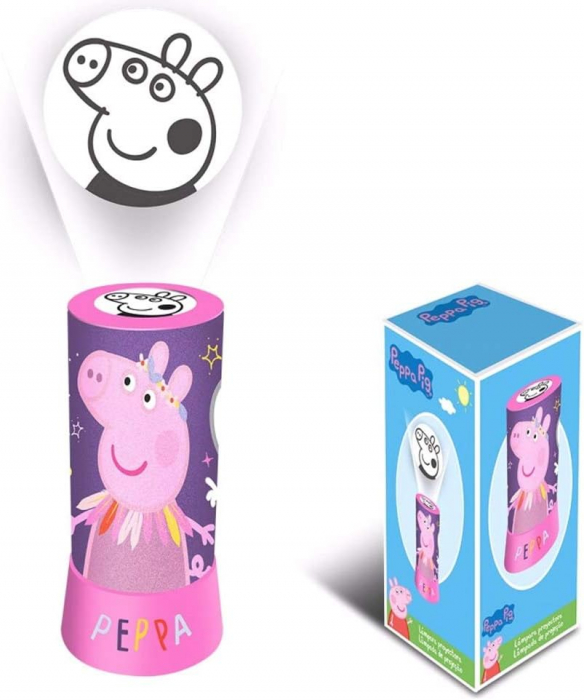 Veioza cu proiectie Peppa Pig 20 x 9.5 cm [3]