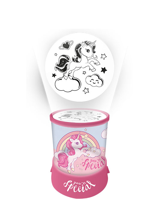 Veioza cu proiectie Unicorn Special, 10x16 cm [1]