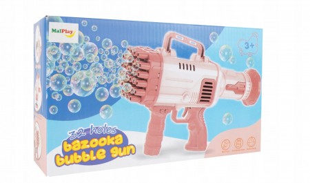 Aparat de facut baloane de sapun, Pistol roz [1]