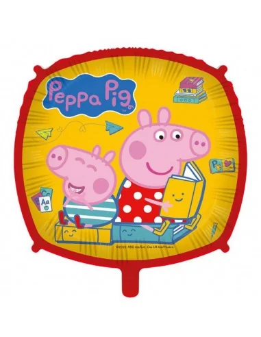 Home&Deco - Balon din folie, patrat, Peppa Pig Messy Play 46 cm