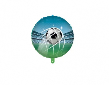 Accesorii petrecere - Balon din folie rotund, Football 46 cm