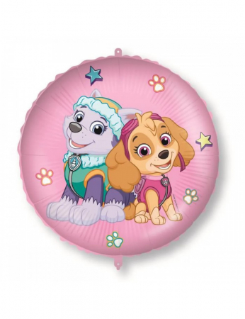 Baloane - Balon folie rotund Paw Patrol Skye And Everest 46 cm