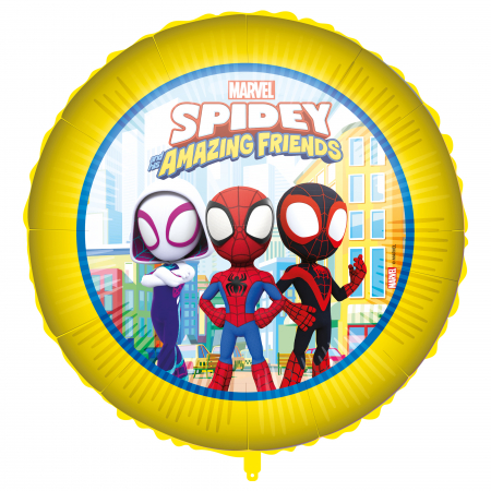 Home&Deco - Balon folie rotund Spidey & His Amazing Friends 46 cm