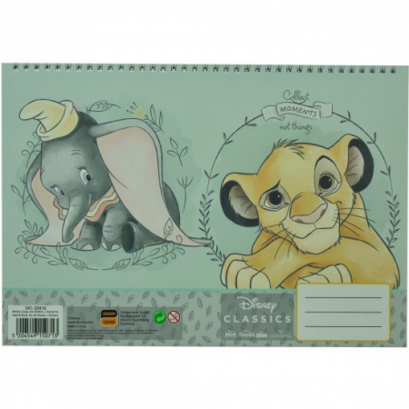 Bloc de desen A4 spirala, Disney Classic, 40 foi si stickere [2]