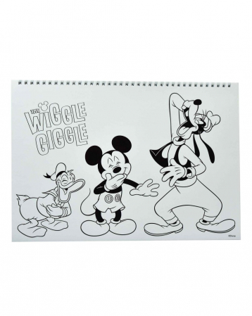 Bloc de desen A4 spirala, Disney Mickey Fun Times, 40 foi si stickere [2]