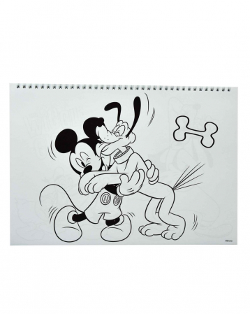 Bloc de desen A4 spirala, Disney Mickey Fun Times, 40 foi si stickere [3]