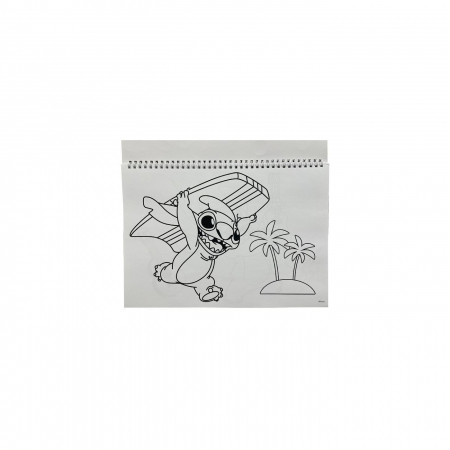 Bloc de desen A4 spirala, Lilo & Stitch Chillin', 40 foi si stickere [4]