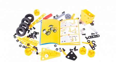 Jocuri si jucarii - Set 120 blocuri de constructie vehicule 8 in 1