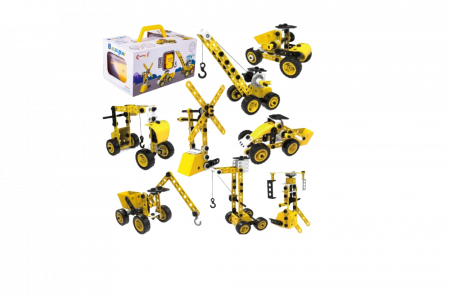 Set 120 blocuri de constructie vehicule 8 in 1 [2]