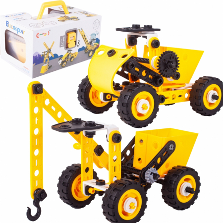 Set 120 blocuri de constructie vehicule 8 in 1 [8]