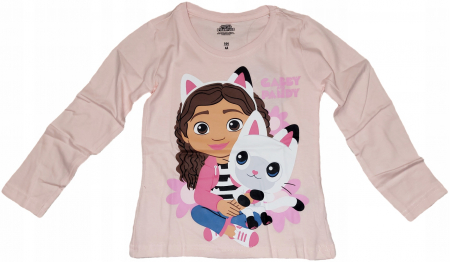 Bluza bumbac, maneca lunga, Gabby's Dollhouse si Pandy Paws [1]