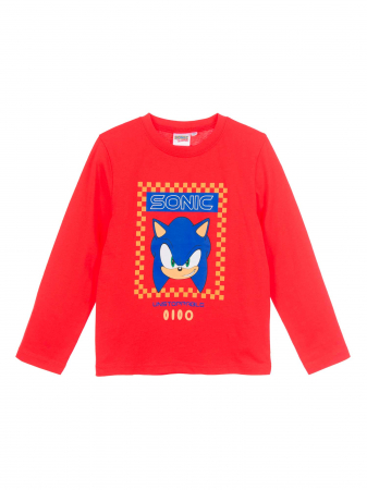 Bluza bumbac, maneca lunga, Sonic Neinfricatul [2]