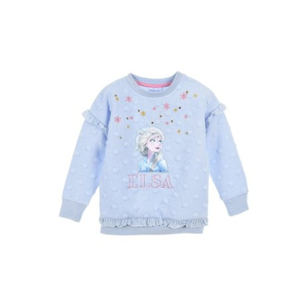 Bluze copii - Bluza maneca lunga cu volan, Frozen Elsa