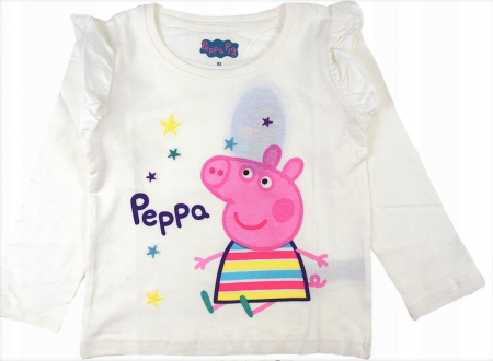 Bluze copii - Bluza cu volan ,maneca lunga Peppa Pig