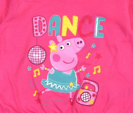 Bluza pentru copii cu maneca lunga din bumbac Peppa Pig Dance [1]