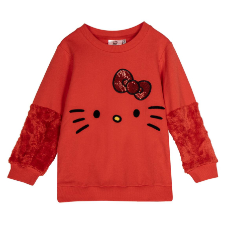 Bluze copii - Bluza groasa cu maneca lunga Hello Kitty