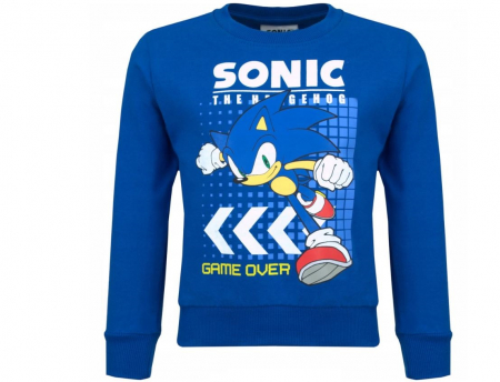 Bluze copii - Bluza maneca lunga bumbac Sonic Gameover