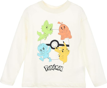 Bluze copii - Bluza maneca lunga bumbac Pokemon