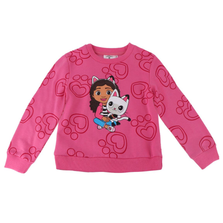 Bluze copii - Bluza maneca lunga cu design Gabby's Dollhouse
