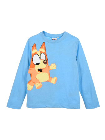 Bluze copii - Bluza maneca lunga din bumbac pentru copii, Bingo si Bluey