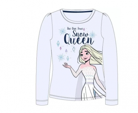 Bluze copii - Bluza maneca lunga Frozen Snow Queen gri