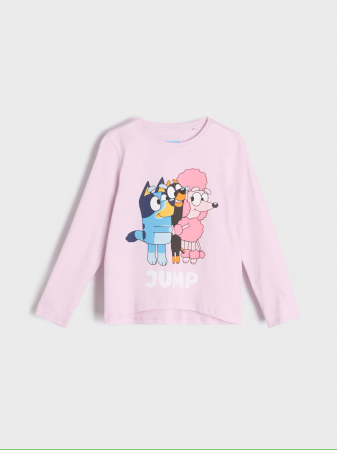Bluze copii - Bluza din bumbac cu maneca lunga Bluey Jump