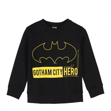 Bluze copii - Bluza trening bumbac maneca lunga Batman Gotham City Hero