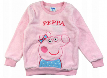Bluze copii - Bluza cocolino maneca lunga Peppa Pig
