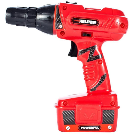 Bormasina cu baterii si accesorii pentru copii, Good Helper 17x5x18 cm [1]