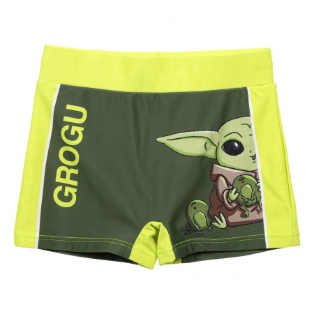 Costume de baie copii - Boxeri baie baieti Mandalorian Grogu