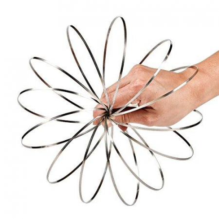 Bratara magica 3D Flow Ring, metalica, 14 cm [4]