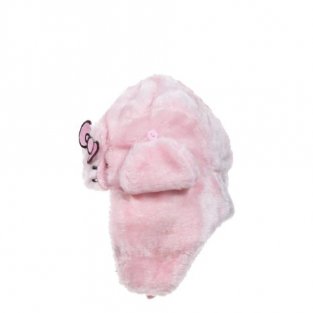 Caciula blana bebe Hello Kitty cu urechi [2]