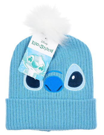 Caciula de iarna cu pompon pentru copii Stitch [2]