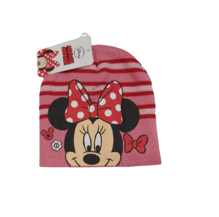Imbracaminte si incaltaminte copii - Caciula Minnie Mouse dungi