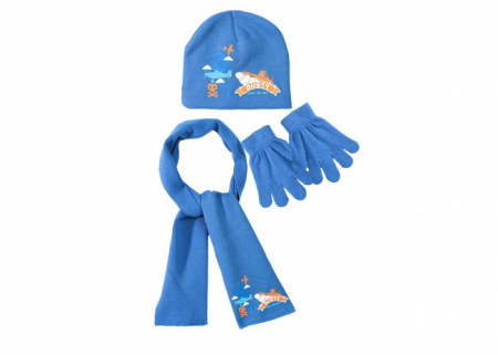 Sepci si caciuli copii - Set caciula, manusi, fular Planes