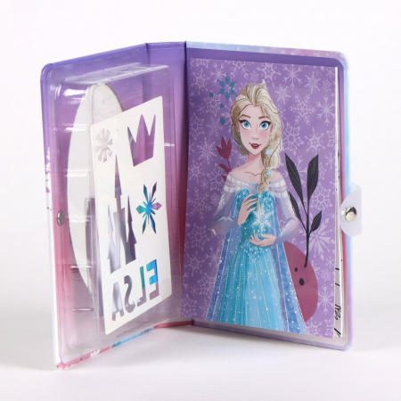 Caiet de activitati Frozen Disney cu pagini de colorat si autocolante [1]