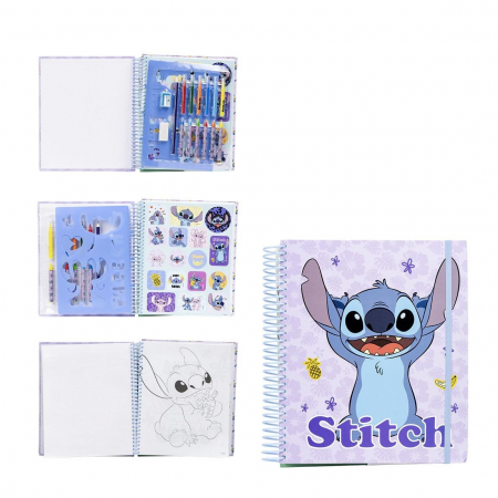 Jocuri si jucarii - Caiet de activitati Lilo & Stitch cu pagini de colorat