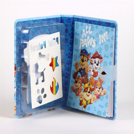 Caiet de activitati Paw Patrol cu pagini de colorat si autocolante [1]