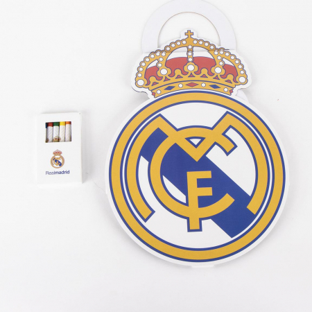 Jocuri si jucarii - Caiet de activitati Real Madrid cu pagini de colorat
