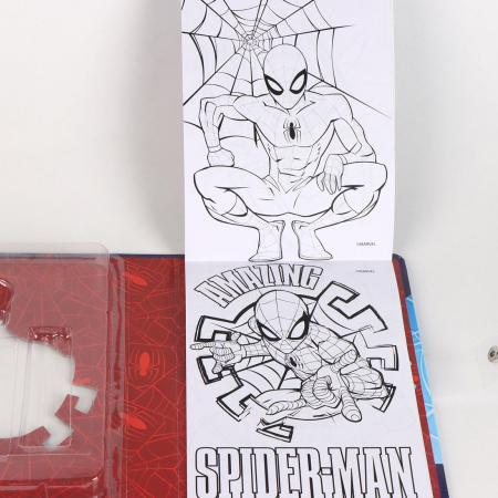 Caiet de activitati Spiderman cu pagini de colorat si autocolante [2]