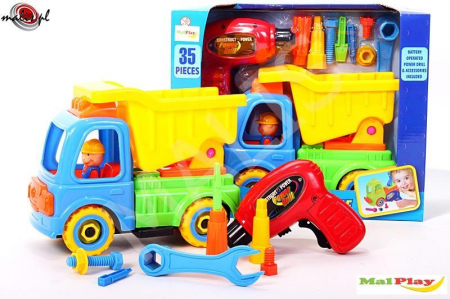 Jocuri si jucarii - Camion cu trusa de reparatii 26x11x19 cm
