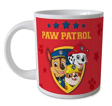 Cani si cesti - Cana ceramica Paw Patrol rosu 237 ml