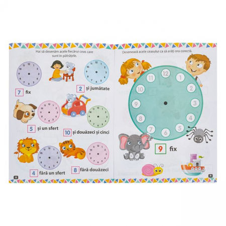 Carte Educativa Invat sa citesc ceasul 12 pagini [1]