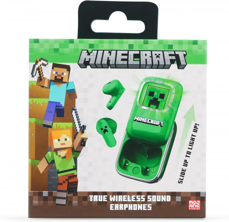 Casti Earpods cu carcasa glisanta Minecraft [1]